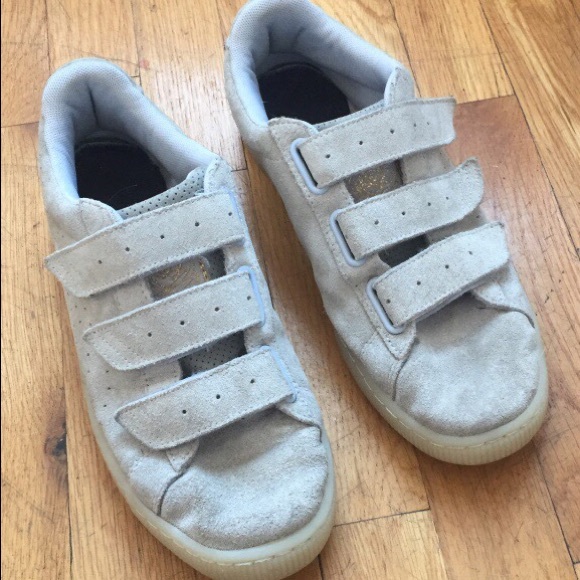 puma basket velcro sneakers puma basket velcro sneakers